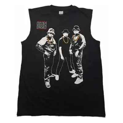 Run Dmc Unisex Vest T-shirt: Gold Chains Photo (large) L