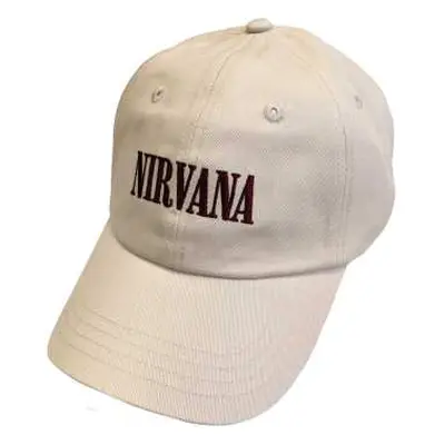 Nirvana Unisex Baseball Cap: Text Logo In Utero