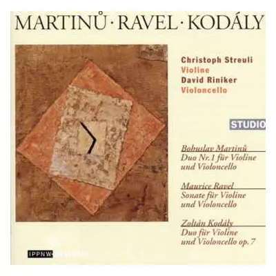 CD Bohuslav Martinů: Duo Nr.1 Für Violine & Cello