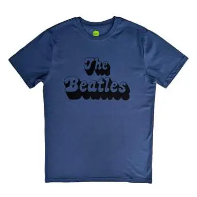 The Beatles Unisex T-shirt: Text Logo Shadow (x-large) XL