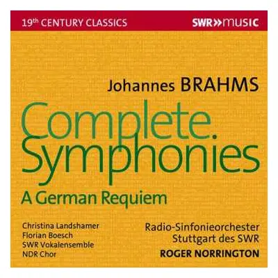 4CD Johannes Brahms: Symphonien Nr.1-4