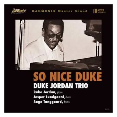 LP Duke Jordan Trio: So Nice Duke