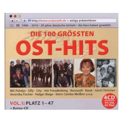 4CD Various: Die 100 Grössten Ost-Hits Vol. 1: Platz 1 - 47