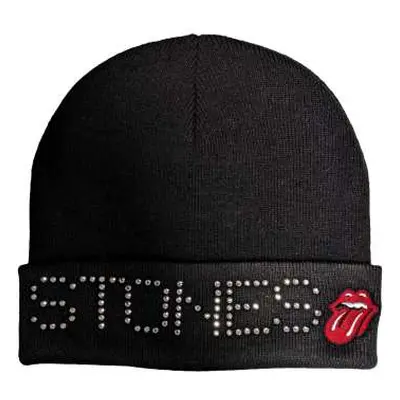 The Rolling Stones Unisex Beanie Hat: Stones Embellished