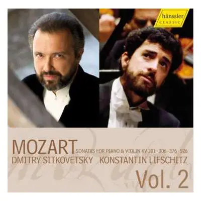 CD Konstantin Lifschitz: Vol.2 Mozart Sonatas For Piano & Violin KV 301. 306 . 376 . 526