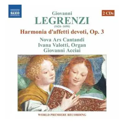 2CD Giovanni Legrenzi: Harminia D'Affetti Devoti, Op. 3