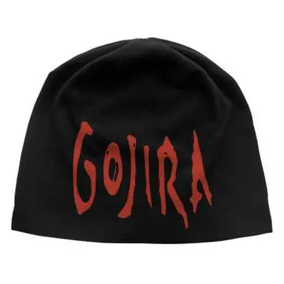 Gojira Unisex Beanie Hat: Logo Jd Print (discharge Printing)