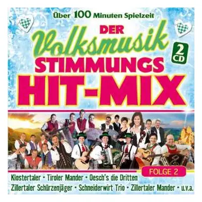 2CD Various: Der Volksmusik Stimmungs Hit-mix Folge 2