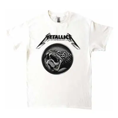 Metallica Unisex T-shirt: Black Album Poster (medium) M