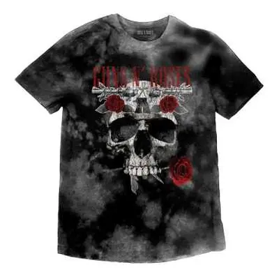 Guns N' Roses Kids T-shirt: Flower Skull (wash Collection) (5-6 Years) 5-6 let