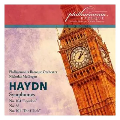 CD Joseph Haydn: Symphonies No. 104 “London”, No. 88, No. 101 “The Clock”