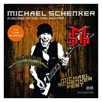 2LP Michael Schenker: Michael Schenker ‎– A Decade Of The Mad Axeman (The Live Recordings)