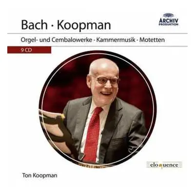 9CD Johann Sebastian Bach: Ton Koopman Spielt & Dirigiert Bach