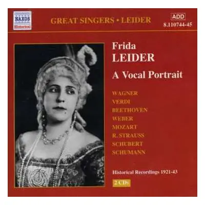 2CD Frida Leider: A Vocal Portrait