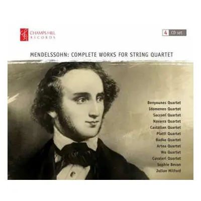 4CD Various: Mendelssohn: Complete Works For String Quartets