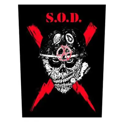 Stormtroopers Of Death Back Patch: Scrawled Lightning