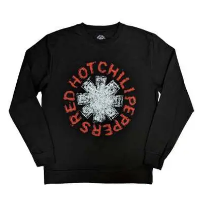 Red Hot Chili Peppers Unisex Sweatshirt: Scribble Asterisk (medium) M