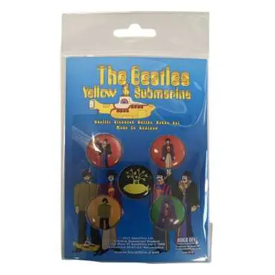 The Beatles Button Badge Pack: Yellow Submarine