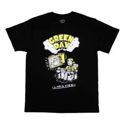 Green Day Unisex T-shirt: Longview Doodle (large) L