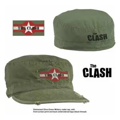 The Clash Unisex Military Cap: Star Logo (distressed) (medium) M