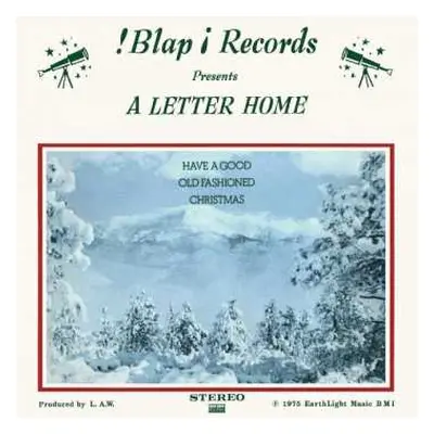 CD A Letter Home: Have A Good Old Fashioned Christmas