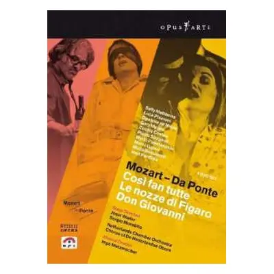 4DVD Wolfgang Amadeus Mozart: Mozart-Daponte, Cosí Fan Tutte, Le Nozze di Figaro, Don Giovanni