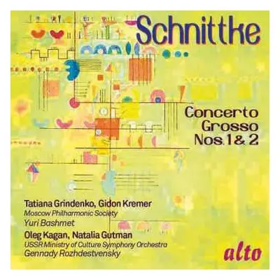 CD Gennadi Rozhdestvensky: Concerto Grosso No. 1 For Two Violins, Harpsichord, Prepared Piano An