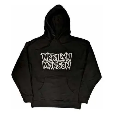 Marilyn Manson Unisex Pullover Hoodie: Classic Logo (x-large) XL