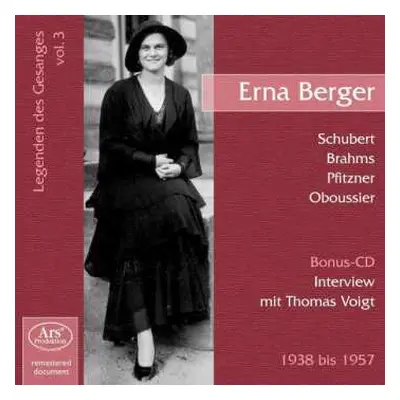 CD Various: Legenden Des Gesanges Vol.3 - Erna Berger