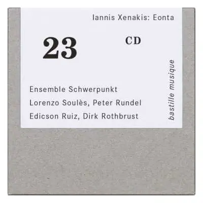 CD Iannis Xenakis: Eonta