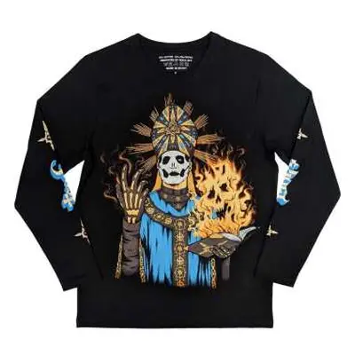 Ghost Unisex Long Sleeve T-shirt: The Burning (sleeve Print) (x-large) XL