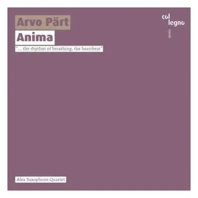 CD Arvo Pärt: Anima