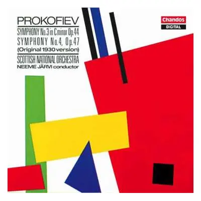 CD Sergei Prokofiev: Symphony No.3 In C Minor Op.44 / Symphony No.4, Op.47 (Original 1930 Versio