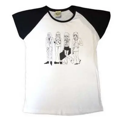 Maneskin Unisex Raglan T-shirt: Mini Doodles (back Print & Ex-tour) (xx-large) XXL