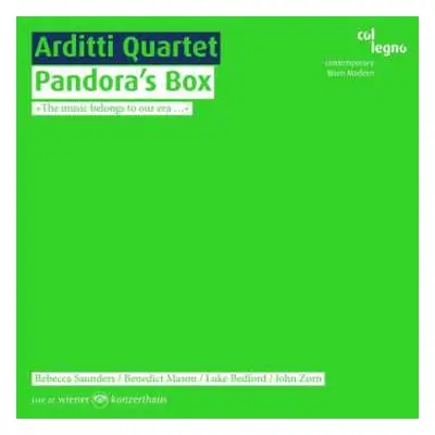 CD Arditti Quartet: Pandora's Box