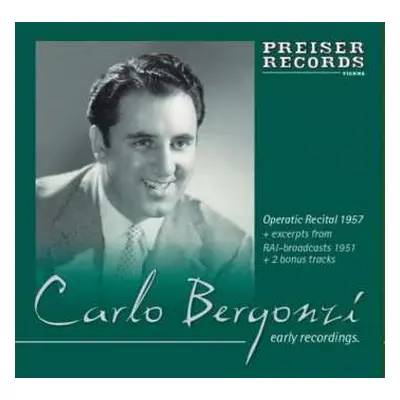 CD Giuseppe Verdi: Carlo Bergonzi - Early Recordings