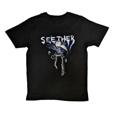 Seether Unisex T-shirt: Dead Butterfly (x-large) XL