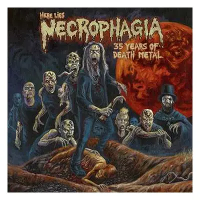 CD Necrophagia: Here Lies Necrophagia: 35 Years Of Death Metal