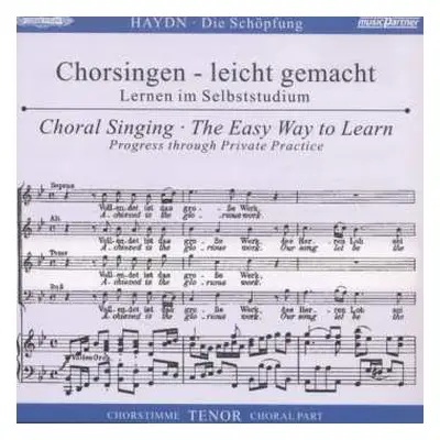 CD Joseph Haydn: Chorsingen Leicht Gemacht:haydn,die Schöpfung