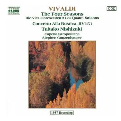 CD Antonio Vivaldi: The Four Seasons, Concerto Alla Rustica, RV 151