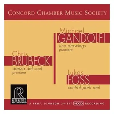 CD Concord Chamber Music Society: Brubeck/Gandolfi/Foss