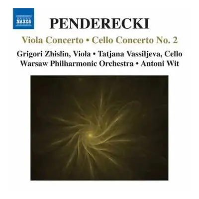 CD Krzysztof Penderecki: Viola Concerto • Cello Concerto No. 2