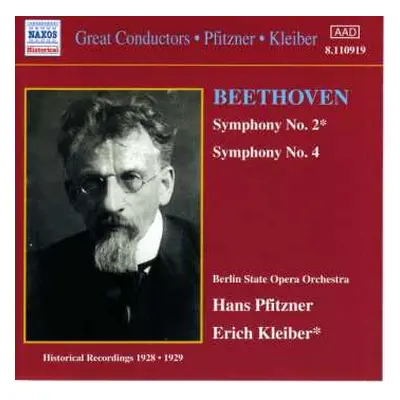 CD Ludwig van Beethoven: Symphony No. 2 / Symphony No. 4 (Historical Recordings 1928-1929)