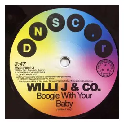 SP Willie J. & Co.: Boogie With Your Baby / Disco Function