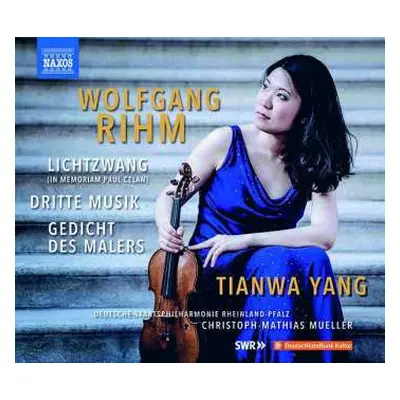 CD Wolfgang Rihm: Werke Für Violine & Orchester Vol.1