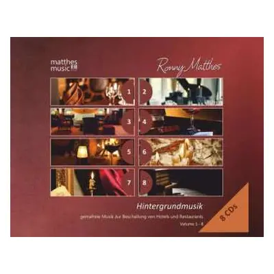 8CD Ronny Matthes: Hintergrundmusik Vol.1 - 8: Gemafreie Musik Zur Beschallung Von Hotels Und Re