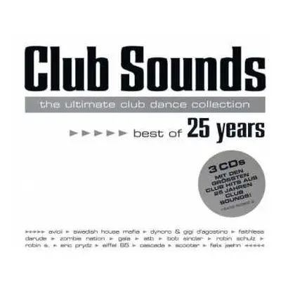 3CD Various: Club Sounds - The Ultimate Club Dance Collection - Best Of 25 Years