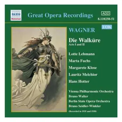 2CD Bruno Walter: Die Walküre · Acts I And II