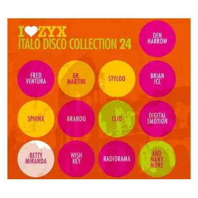 3CD Various: I Love ZYX Italo Disco Collection 24