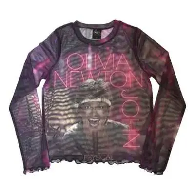 Olivia Newton-john Ladies Long Sleeve T-shirt: Physical (mesh) (x-small) XS